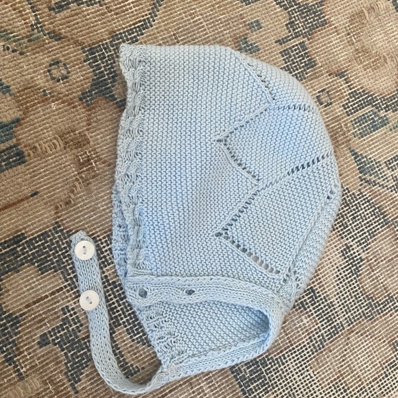 Pepa and co blue cotton baby hat bonnet 3m - Picture 1 of 3